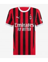 AC Milan Domácí Dres pro Dámské 2024-25 Krátký Rukáv